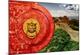 China 10MKm2 Collection - The Door God - Great Wall of China-Philippe Hugonnard-Mounted Photographic Print