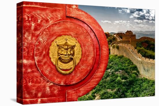 China 10MKm2 Collection - The Door God - Great Wall of China-Philippe Hugonnard-Stretched Canvas