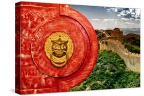 China 10MKm2 Collection - The Door God - Great Wall of China-Philippe Hugonnard-Stretched Canvas