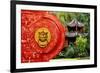 China 10MKm2 Collection - The Door God - Green Temple-Philippe Hugonnard-Framed Photographic Print