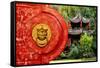 China 10MKm2 Collection - The Door God - Green Temple-Philippe Hugonnard-Framed Stretched Canvas