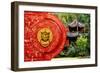 China 10MKm2 Collection - The Door God - Green Temple-Philippe Hugonnard-Framed Photographic Print