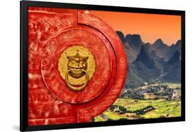 China 10MKm2 Collection - The Door God - Guilin-Philippe Hugonnard-Framed Photographic Print