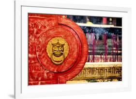 China 10MKm2 Collection - The Door God - Holy Smoke-Philippe Hugonnard-Framed Photographic Print