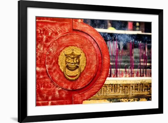 China 10MKm2 Collection - The Door God - Holy Smoke-Philippe Hugonnard-Framed Photographic Print