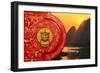 China 10MKm2 Collection - The Door God - Li river at Sunsrise-Philippe Hugonnard-Framed Premium Photographic Print