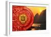 China 10MKm2 Collection - The Door God - Li river at Sunsrise-Philippe Hugonnard-Framed Premium Photographic Print