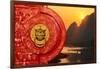 China 10MKm2 Collection - The Door God - Li river at Sunsrise-Philippe Hugonnard-Framed Photographic Print