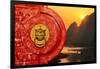 China 10MKm2 Collection - The Door God - Li river at Sunsrise-Philippe Hugonnard-Framed Photographic Print