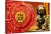 China 10MKm2 Collection - The Door God - Lion-Philippe Hugonnard-Stretched Canvas