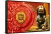 China 10MKm2 Collection - The Door God - Lion-Philippe Hugonnard-Framed Stretched Canvas