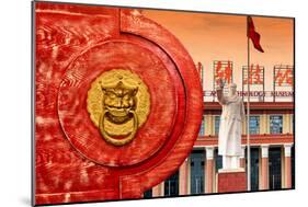 China 10MKm2 Collection - The Door God - Mao Zedong-Philippe Hugonnard-Mounted Photographic Print