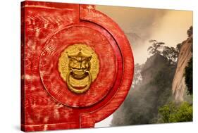China 10MKm2 Collection - The Door God - Mount Huashan-Philippe Hugonnard-Stretched Canvas