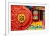 China 10MKm2 Collection - The Door God - Prayer Wheel-Philippe Hugonnard-Framed Photographic Print