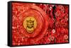 China 10MKm2 Collection - The Door God - Prayer-Philippe Hugonnard-Framed Stretched Canvas