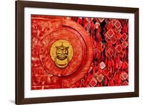 China 10MKm2 Collection - The Door God - Prayer-Philippe Hugonnard-Framed Photographic Print