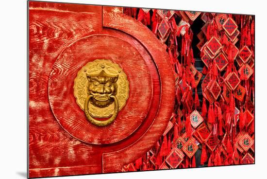 China 10MKm2 Collection - The Door God - Prayer-Philippe Hugonnard-Mounted Photographic Print