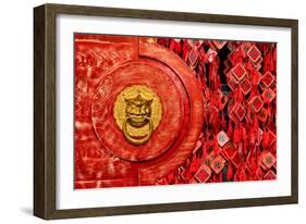 China 10MKm2 Collection - The Door God - Prayer-Philippe Hugonnard-Framed Photographic Print