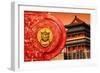 China 10MKm2 Collection - The Door God - Qianmen Temple-Philippe Hugonnard-Framed Photographic Print