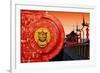 China 10MKm2 Collection - The Door God - Red Lanterns-Philippe Hugonnard-Framed Photographic Print