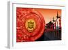 China 10MKm2 Collection - The Door God - Red Lanterns-Philippe Hugonnard-Framed Photographic Print