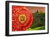 China 10MKm2 Collection - The Door God - Rice Terraces-Philippe Hugonnard-Framed Photographic Print