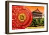 China 10MKm2 Collection - The Door God - Summer Garden-Philippe Hugonnard-Framed Photographic Print