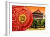 China 10MKm2 Collection - The Door God - Summer Garden-Philippe Hugonnard-Framed Photographic Print