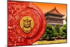 China 10MKm2 Collection - The Door God - Summer Garden-Philippe Hugonnard-Mounted Photographic Print