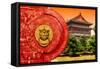 China 10MKm2 Collection - The Door God - Summer Garden-Philippe Hugonnard-Framed Stretched Canvas