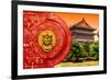 China 10MKm2 Collection - The Door God - Summer Garden-Philippe Hugonnard-Framed Photographic Print