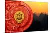 China 10MKm2 Collection - The Door God - Sunset Karts Peaks-Philippe Hugonnard-Stretched Canvas