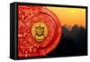 China 10MKm2 Collection - The Door God - Sunset Karts Peaks-Philippe Hugonnard-Framed Stretched Canvas