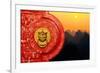 China 10MKm2 Collection - The Door God - Sunset Karts Peaks-Philippe Hugonnard-Framed Photographic Print