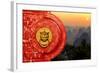 China 10MKm2 Collection - The Door God - Yangshuo Sunset-Philippe Hugonnard-Framed Photographic Print