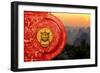 China 10MKm2 Collection - The Door God - Yangshuo Sunset-Philippe Hugonnard-Framed Photographic Print
