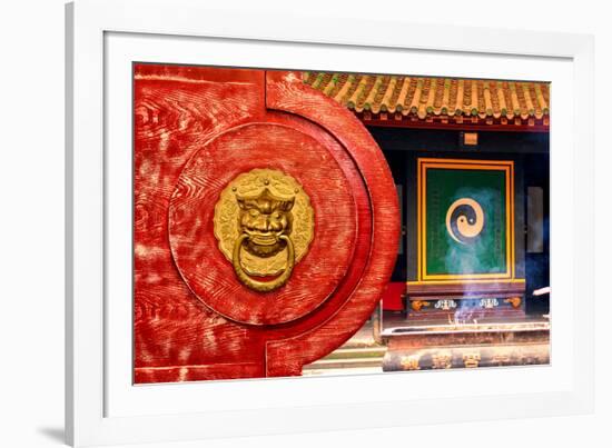 China 10MKm2 Collection - The Door God - Yin Yang-Philippe Hugonnard-Framed Photographic Print