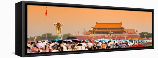China 10MKm2 Collection - Tiananmen Square - Beijing-Philippe Hugonnard-Framed Stretched Canvas