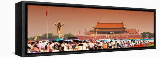 China 10MKm2 Collection - Tiananmen Square - Beijing-Philippe Hugonnard-Framed Stretched Canvas