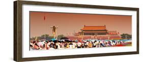 China 10MKm2 Collection - Tiananmen Square - Beijing-Philippe Hugonnard-Framed Photographic Print