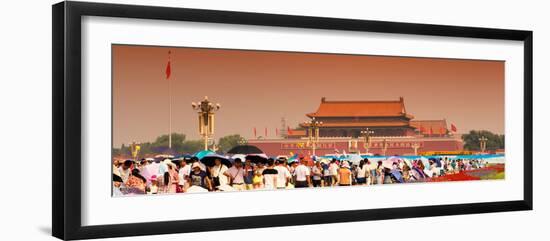 China 10MKm2 Collection - Tiananmen Square - Beijing-Philippe Hugonnard-Framed Photographic Print