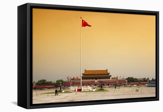 China 10MKm2 Collection - Tiananmen Square-Philippe Hugonnard-Framed Stretched Canvas