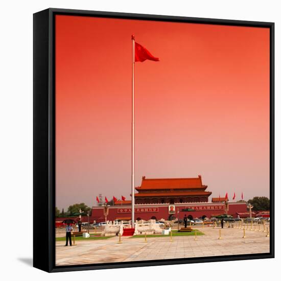 China 10MKm2 Collection - Tiananmen Square-Philippe Hugonnard-Framed Stretched Canvas