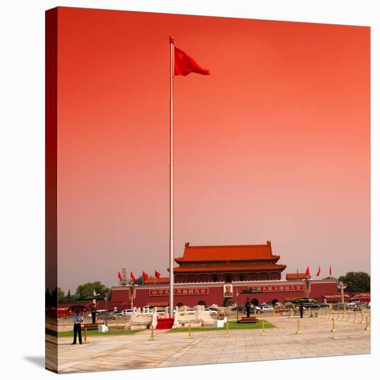 China 10MKm2 Collection - Tiananmen Square-Philippe Hugonnard-Stretched Canvas