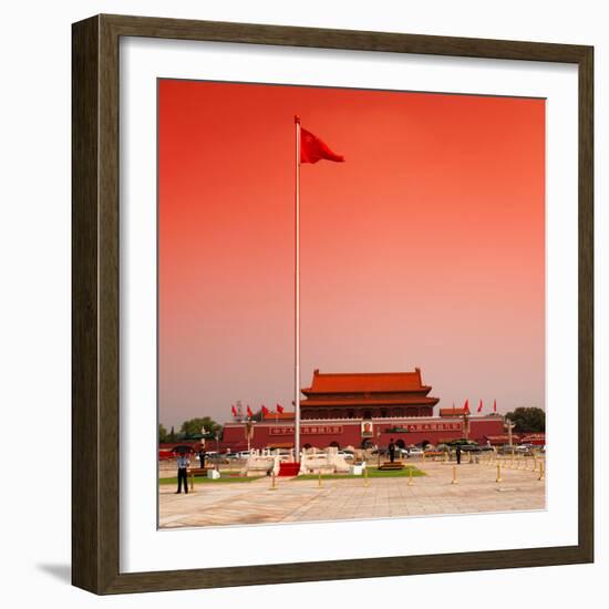 China 10MKm2 Collection - Tiananmen Square-Philippe Hugonnard-Framed Photographic Print