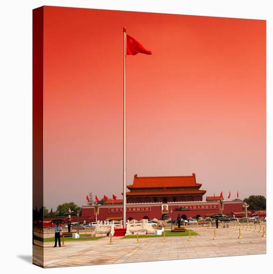 China 10MKm2 Collection - Tiananmen Square-Philippe Hugonnard-Stretched Canvas