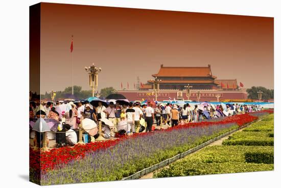 China 10MKm2 Collection - Tiananmen Square-Philippe Hugonnard-Stretched Canvas