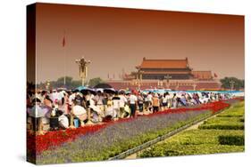 China 10MKm2 Collection - Tiananmen Square-Philippe Hugonnard-Stretched Canvas