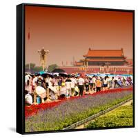 China 10MKm2 Collection - Tiananmen Square-Philippe Hugonnard-Framed Stretched Canvas