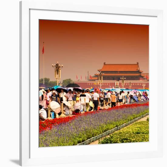 China 10MKm2 Collection - Tiananmen Square-Philippe Hugonnard-Framed Photographic Print